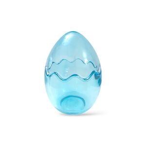 Blue Glass Egg Accent